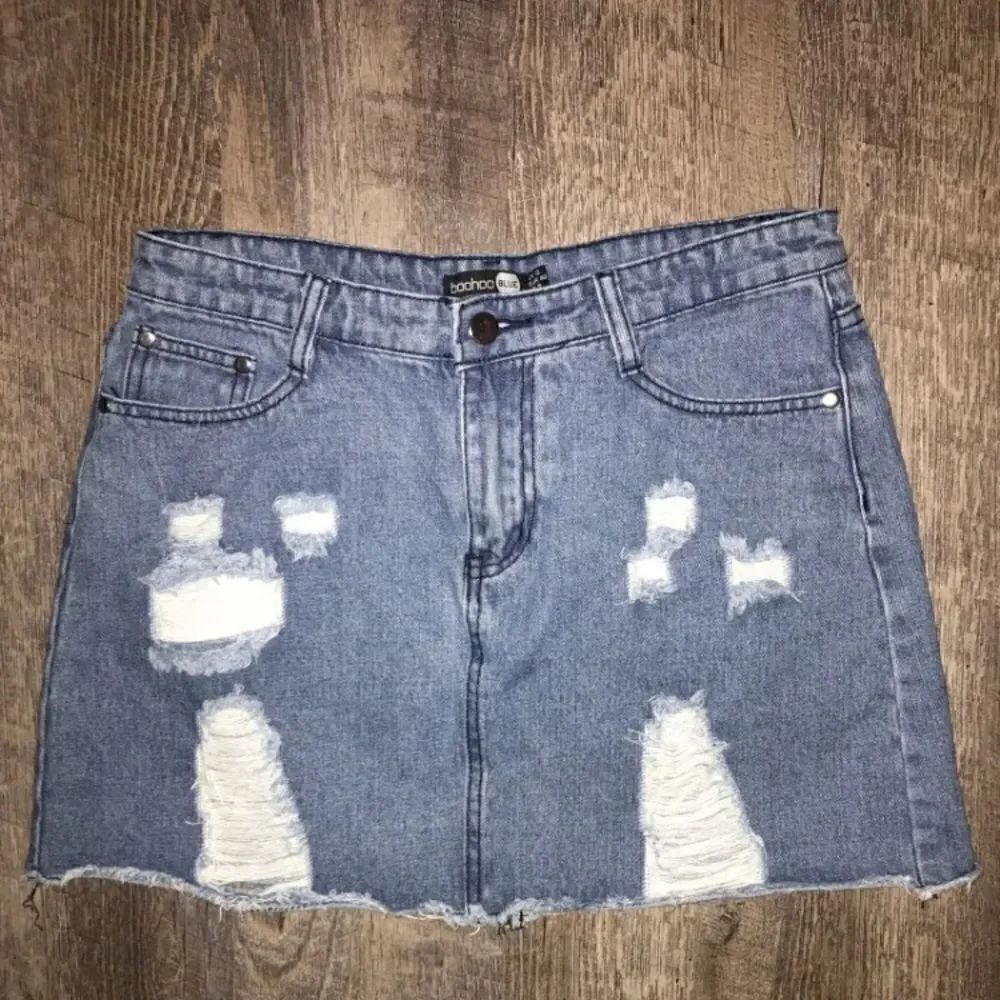 Boohoo Denim Skirt